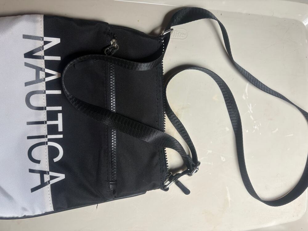 Nautica Crossbody Bag, Colorblock, Zipper Closure, Unisex